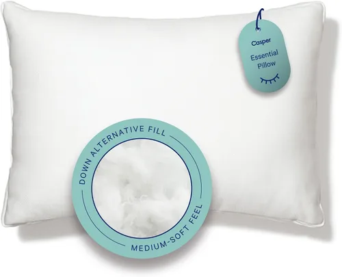 Miniatura 9 de Almohada de espuma viscoelástica de Casper Sleep Essential con enfriamiento, tamaño estándar – Espuma viscoelástica firme con cubierta