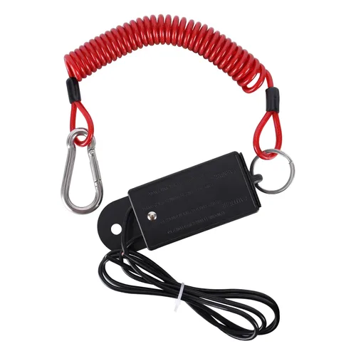 Miniatura 7 de Interruptor de Separación para Remolque con Cable En Espiral de 4 Pies, Interruptor de Freno Eléctrico Usado para Remolque de RV