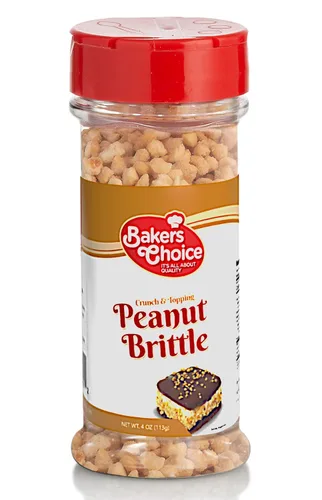 Miniatura 9 de Baker's Choice Almond Brittle Crunch - Cobertura de helado de postre de nuez - Para helado, helados, cupcakes o batidos - Sin lácteos, Kosher - 4