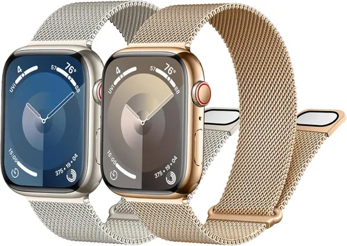 Miniatura 12 de Correa milanesa para Apple Watch Band de 1.575 pulgadas, 1.732 pulgadas, 1.614 pulgadas, 1.772 pulgadas, 1.654 pulgadas, 1.614 pulgadas, 1.614
