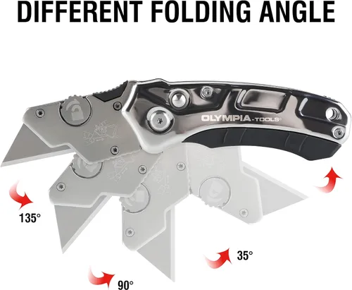 Miniatura 5 de Olympia Tools Cuchillo utilitario de acero inoxidable Turbofold 33-125