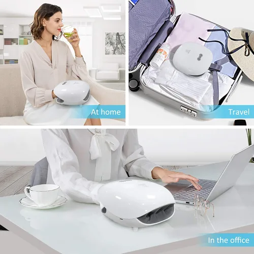 Miniatura 9 de Comfier Paquete de masajeador de mano de masaje de espalda Cojín de asiento de masaje de tejido profundo, almohadilla de silla de masaje