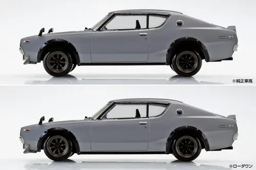 Miniatura 6 de Aoshima Nissan C110 Skyline GT-R Custom Silver 1:32 Kit de modelo a escala 1:32