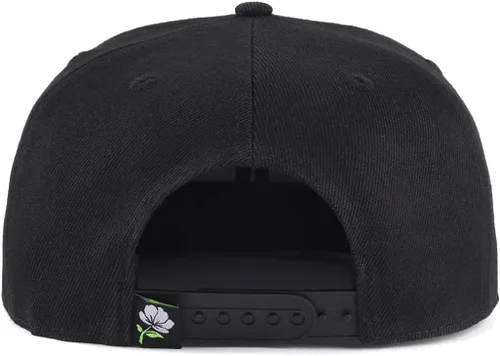Miniatura 4 de Sombrero Snapback Floral Parche Negro por BloomTan), Negro