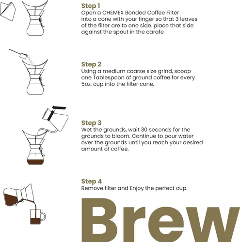 Miniatura 4 de Chemex juego de 200 filtros para café, oxigenados, limpios, pre plegados, cuadrados
