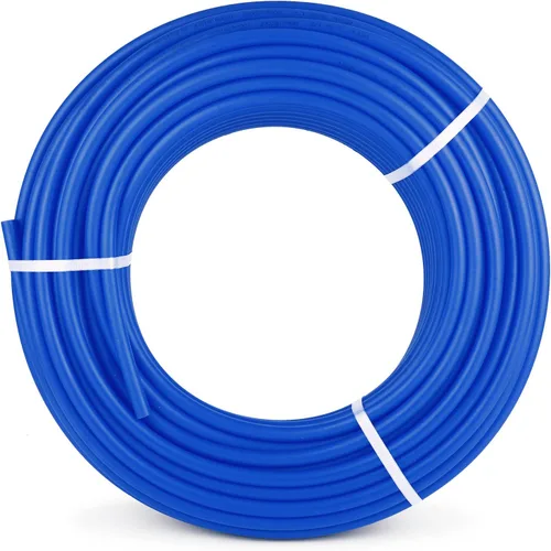 Miniatura 9 de VEVOR Tubo PEX sin barrera de oxígeno de 300 pies, tubo PEX azul de 3/4 de pulgada, tubo de calor radiante EVOH Pex-B, fontanería duradera