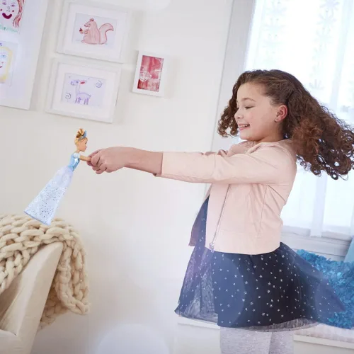 Miniatura 7 de Disney Princess Royal Shimmer - Muñeca de Cenicienta, muñeca de moda con falda y accesorios, juguete para niños a partir de 3 años