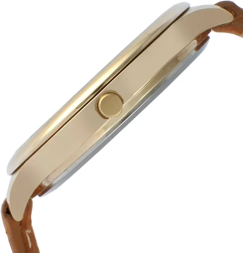 Miniatura 6 de Peugeot Reloj analógico de cuarzo 3053 chapado en oro de 14 quilates para mujer
