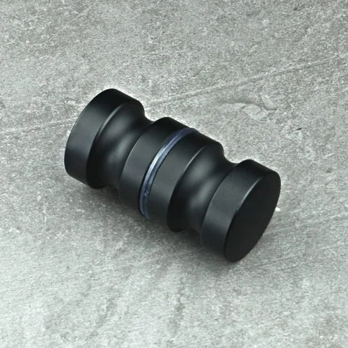 Miniatura 6 de Manija de puerta de vidrio, manija de aleación de aluminio de 2.4 pulgadas, manija de un solo orificio de aleación de aluminio de 2.4 pulgadas