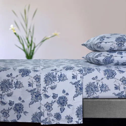 Miniatura 12 de Tribeca Living Sábanas de franela de algodón portugués tamaño King – Juego de sábanas de bolsillo profundo de 170 GSM para colchones de hasta 21 Ava