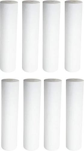 CFS Paquete de 8 cartuchos de filtro de agua de sedimentos de polipropileno compatibles con GE GXWH04F, modelos de sistema de prefiltración GE