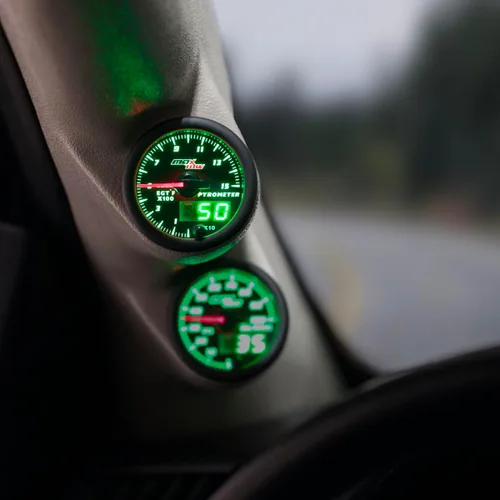 Miniatura 2 de MaxTow. Pirómetro. Medidor de EGT, 1500 °F. Verde y negro.