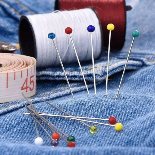 Miniatura 6 de Swpeet Kit de herramientas de costura de 518 piezas, 10 tizas de sastre profesional, 1 medidor deslizante y 4 piezas de desgarrador de costura