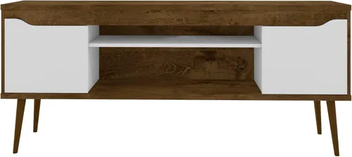 Miniatura 8 de Manhattan Comfort Bradley - Soporte de TV moderno de mediados de siglo para televisores de hasta 60 pulgadas, centro de entretenimiento para sala