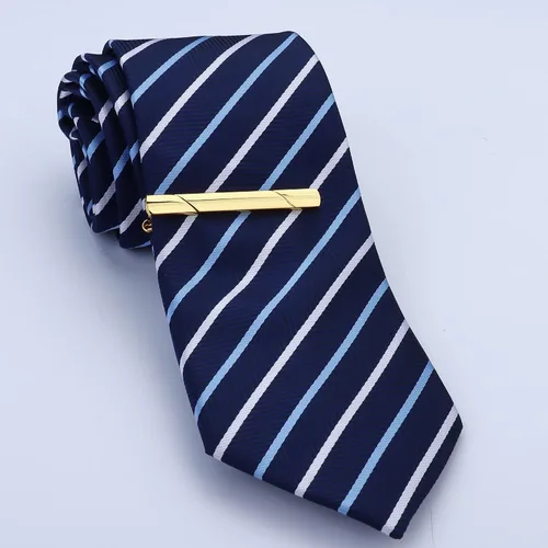 Miniatura 7 de Jstyle Juego de 12 clips de corbata para hombre, juego de clips de barra de corbata clásicos para corbatas regulares, clips de pellizco, clips