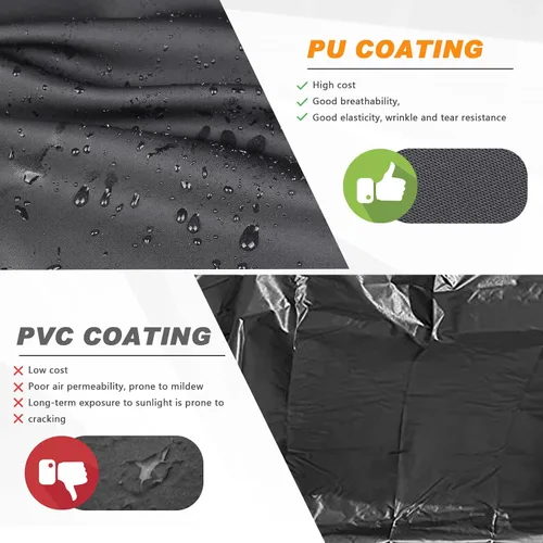 Miniatura 4 de Cubierta para parrilla de 48 pulgadas, impermeable, resistente a la intemperie, resistente a la intemperie, resistente a la decoloración UV