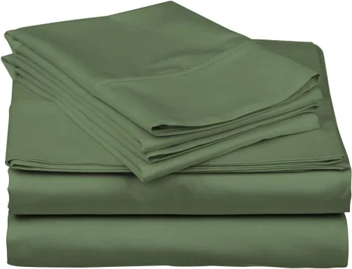 Miniatura 9 de Juego de sábanas de 800 hilos de 4 piezas, 100% algodón, color burdeos, para cama de tamaño individual, juego de ropa de cama de algodón de fibra