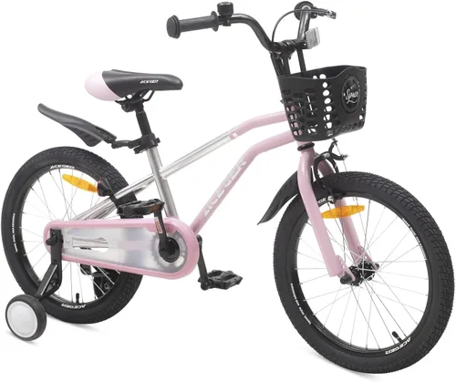 Miniatura 25 de ACEGER Bicicleta para niños de 2 a 10 años, estilo BMX, para niños y niñas de 2 a 10 años, bicicleta para niños de 12, 14 y 16 pulgadas, con ruedas