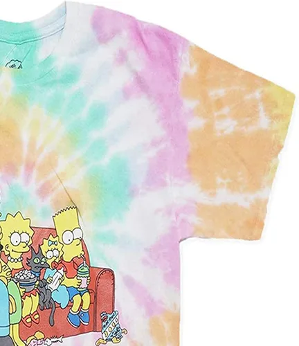 Miniatura 6 de The Simpsons Camiseta clásica Bart Simpson Homer Bart Lisa Tee Tie Dye