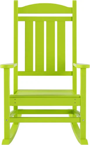 Miniatura 5 de WestinTrends Malibu - Mecedora para exteriores/patio, color lima