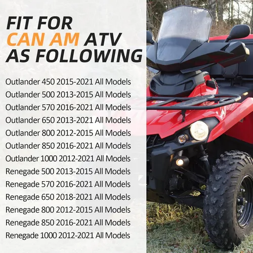 Miniatura 2 de M MATI Cilindro maestro de freno delantero 705600865 705601430 compatible con Can Am Outlander Renegade 650 450 500 570 800 850 1000 2012-2021 All