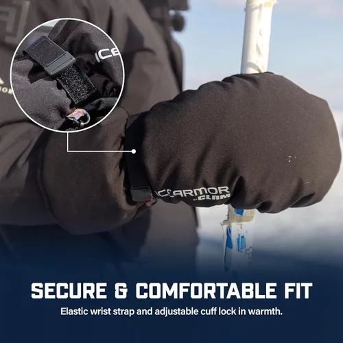 Miniatura 6 de ICEARMOR Extreme Mitts – Waterproof Insulated Ice Fishing Mittens - Thinsulate, Reinforced Palm Cold-Weather Protection