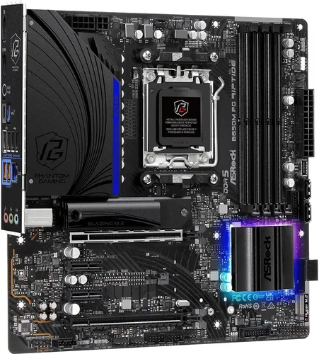 Miniatura 5 de ASRock B650M PG Riptide AMD Ryzen 7000 Series Procesadores Placa base