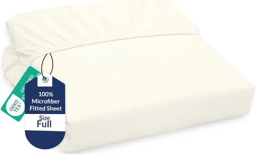 Miniatura 50 de Royale Linens Sábana Bajera King - Microfibra Cepillada Ultra Suave 1800 - Sábanas Inferiores de Lujo Hotelero - Sin Arrugas y Resistente a la Rosa