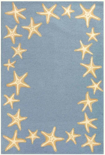 Miniatura 83 de Liora Manne CAPR5163633 - Alfombra costera para interiores y exteriores, color azul marino, 2 pies x 5 pies Cuerdas Navy