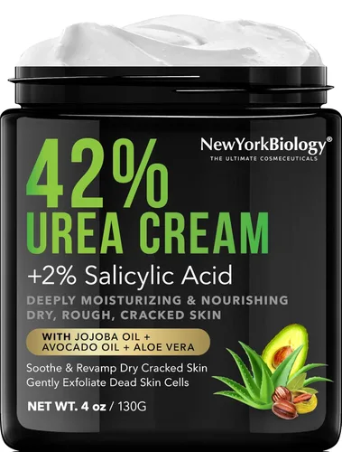 Miniatura 7 de New York Biology - Crema de pies con aceite de árbol de té para pies secos y agrietados, pies de atletas, hongos en las uñas, picazón deportista