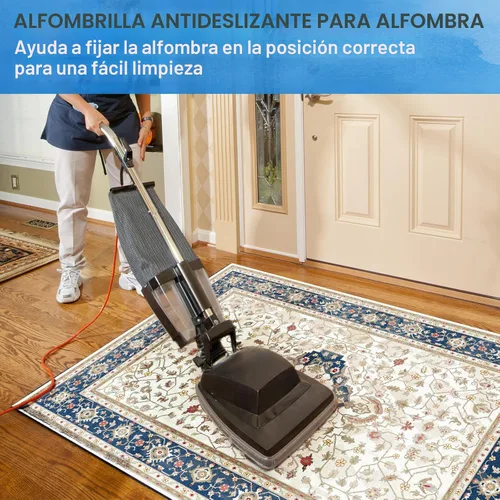 Miniatura 7 de Almohadillas antideslizantes de 8 x 10 pies, 100% impermeables, extra grandes, antideslizantes para todos los pisos y acabados, alfombra protectora