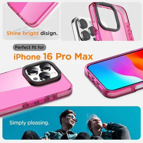 Miniatura 339 de AICase Funda protectora para iPhone 16 compatible con iPhone 16, delgada, ligera, transparente [no amarillenta] Diseño vibrante