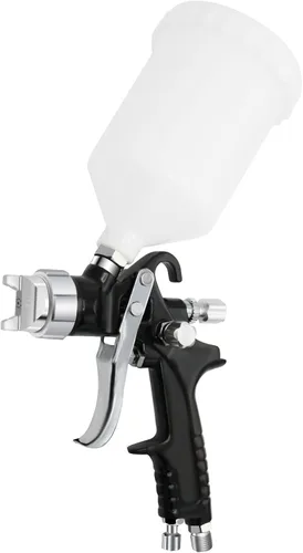 Miniatura 7 de HVLP - Pistola pulverizadora de pintura de aire, alimentación de sifón, capacidad de 1000 CC, con boquilla de 0.06 pulgadas, pistolas de Rojo