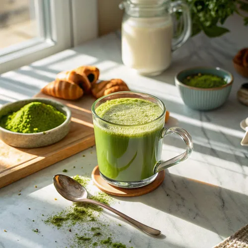 Miniatura 3 de VitaCup Paquetes instantáneos de té verde, mejora la energía y la desintoxicación con matcha, moringa, vitaminas B, D3, fibra, keto, paleo, vegano