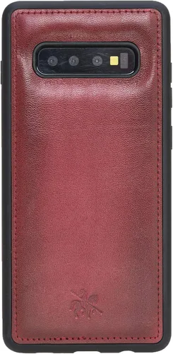 Miniatura 40 de Venito Lucca - Funda de piel compatible con Samsung Galaxy Note 10 (6,3 pulgadas), extra segura, con cubierta trasera acolchada, cocodrilo negro