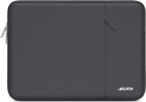 Miniatura 56 de MOSISO Funda vertical de poliéster con bolsillo para laptop de 15, 15.6 y 16 pulgadas, para computadora MacBook Pro 16 M4, M3, M2 y M1, HP, Acer