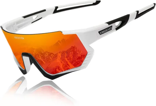 Miniatura 8 de KINGSEVEN Gafas de sol polarizadas de ciclismo para hombre, gafas de sol deportivas MTB gafas de bicicleta UV400 protección LS910