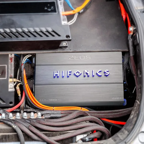 Miniatura 7 de Hifonics Zeus ZXX - Amplificador de audio monobloque de coche de 1000 vatios máximo clase D con perilla de graves y control remoto, crossovers