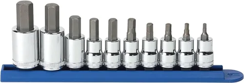 Miniatura 7 de GEARWRENCH Juego de llaves hexagonales de 3/8 pulgadas de 12 piezas, métrico - 80580