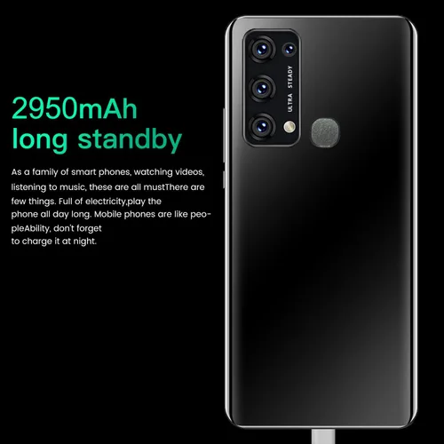 Miniatura 7 de desbloqueo teléfono, pantalla de 6.3 pulgadas, 2 GB de RAM y 32G ROM, cámaras delanteras y traseras, soporte de doble tarjeta SIM banda de Oscuro