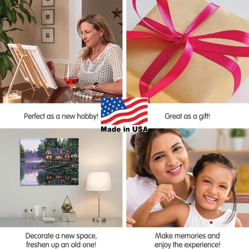 Miniatura 5 de Ledgebay Kit de Pintura por Números Personalizado para Adultos, Color por Números para Adultos, Kits de Pintura por Números para Adultos, Kit de Sin