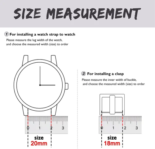 Miniatura 5 de BISONSTRAP Pasadores de correa de reloj de 0.315 a 0.996 pulgadas, paquete de 4 barras de resorte de acero inoxidable con una correa de reloj, kit