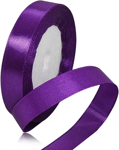 Miniatura 103 de Cinta blanca de 1/8 pulgadas x 100 yardas, cintas de tela de satén blanco para envolver regalos, manualidades, álbumes de recortes, ramos florales