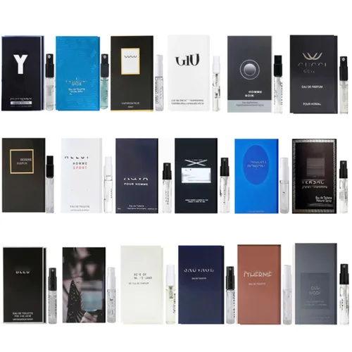 Juegos de Muestras de Colonia para Hombres Diseñador Perfume de Colonia de Alta Gama Muestras para Hombres Descubre 18 Marcas Muestreador de
