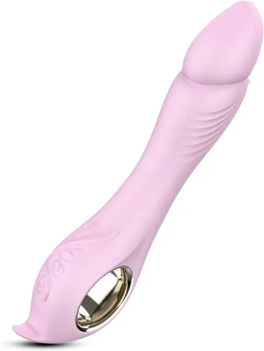 Vibradores de punto G, vibrador realista para mujeres, consolador de punto G para adultos (color rosado)