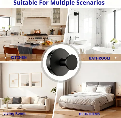 Miniatura 2 de Ganchos de ventosa para coronas en vidrio, ganchos de corona para puertas delanteras, ganchos para toallas para baños, modelo de soporte