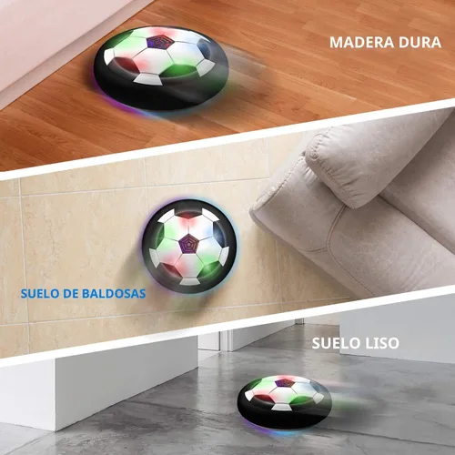Miniatura 3 de Toyk Juguetes para niños – Pelota de fútbol LED Hover – Pelota de entrenamiento de energía aérea para jugar al fútbol en interiores y exteriores