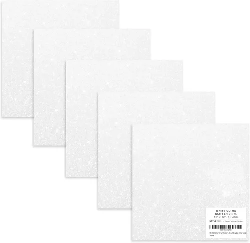 Miniatura 8 de Turner Moore Edition Adhesivo de vinilo con purpurina verde, hojas de vinilo ultra brillante de 12 x 12 pulgadas para Cricut Joy Maker, Silhouette