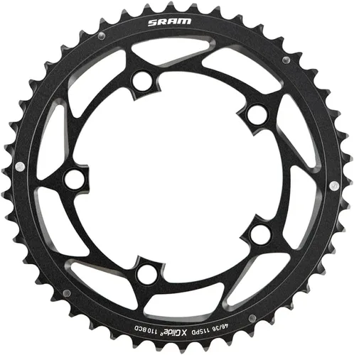 SRAM Plato 11spd 46T 4.331 in BCD YAW Uso w/36T Negro
