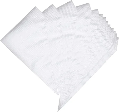 Miniatura 9 de Paquete de 100 bolsas de repostería desechables de plástico, para pasteles, glaseado, pastelería, pastelería, pastelería, herramienta de decoración